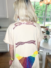 Load image into Gallery viewer, Rainbow Burst Bikini Coverup Dress
