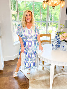 Atlas Queen Of The Sea Caftan Dress
