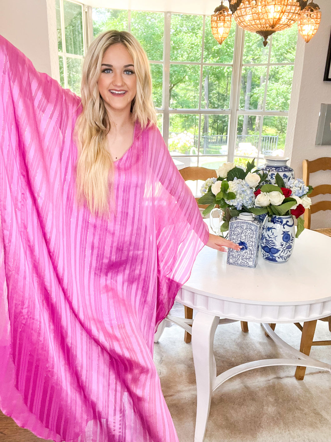 Orchid Caftan Maxi Dress