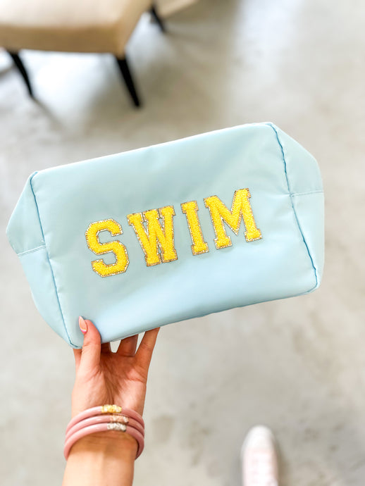 Light Blue SWIM Bag