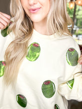 Load image into Gallery viewer, Ivory Olive All Over Sweatshirt