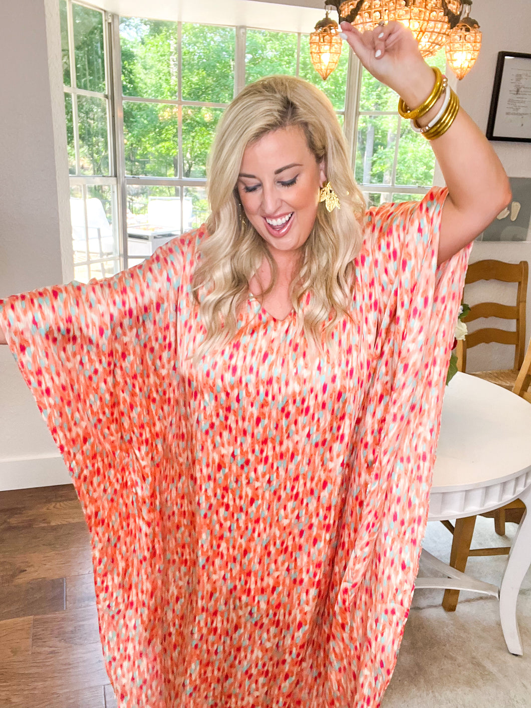 Santorini Caftan Maxi Dress