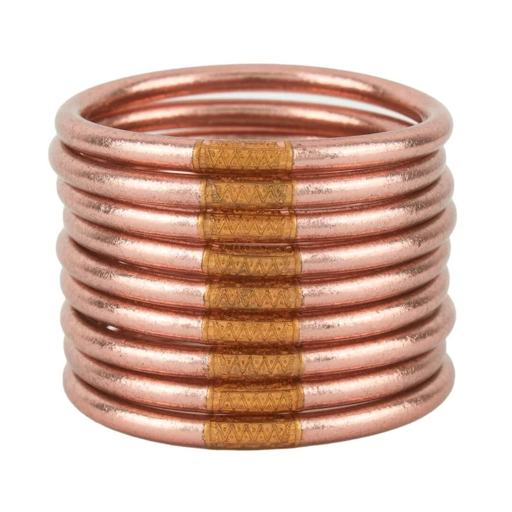 BuDha Girl Rose Gold All Weather Bangles