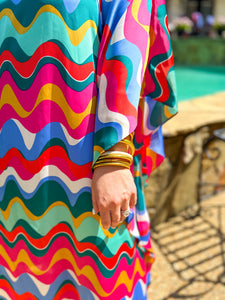 80's Caftan Maxi Dress