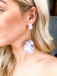 Dress It Up Earrings - Lavender
