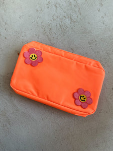 Neon Orange Travel Bag
