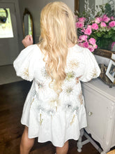 Load image into Gallery viewer, White Firework Back Dress