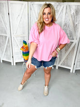 Load image into Gallery viewer, High Rise Distressed Denim Shorts