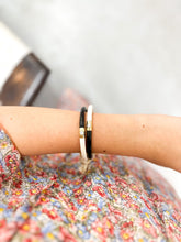 Load image into Gallery viewer, BuDha Girl Black/Ivory Yin &amp; Yang All Weather Bangles