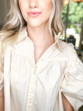 Load image into Gallery viewer, Our Favorite Cream Button Down Top