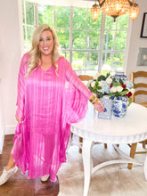 Load image into Gallery viewer, Orchid Caftan Maxi Dress