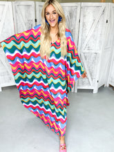 Load image into Gallery viewer, 80&#39;s Caftan Maxi Dress