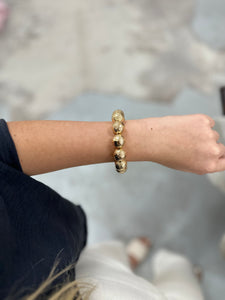 Textured Gold Glossy Bracelet