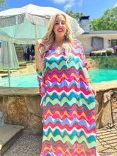 Load image into Gallery viewer, 80&#39;s Caftan Maxi Dress