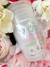 Load image into Gallery viewer, Mahjong Social Club Frosted Cups - Set of 6 - Sheality