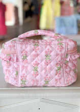 Load image into Gallery viewer, Oh So Fancy Quilted Cosmetic Bag - Pink - Sheality
