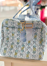 Load image into Gallery viewer, Oh So Fancy Quilted Weekender Bag - Blue - Sheality