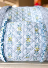 Load image into Gallery viewer, Oh So Fancy Quilted Weekender Bag - Blue - Sheality