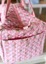Load image into Gallery viewer, Oh So Fancy Quilted Weekender Bag - Pink - Sheality