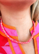 Load image into Gallery viewer, Penelope Beaded Necklace - RoRo 18” - Pink - Sheality