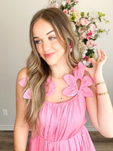 Load image into Gallery viewer, Petal Flowers Linen Dress - Sheality