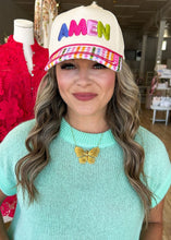 Load image into Gallery viewer, Plaid Amen Trucker Hat - Sheality