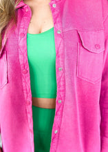 Load image into Gallery viewer, Plum Cute Shacket Top - Sheality