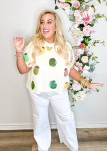 Olive Colorful Queen Top