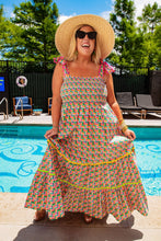 Load image into Gallery viewer, Rainbow Parquet Maxi Dress - Sheality