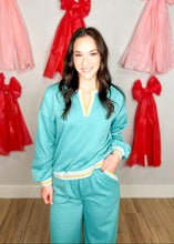 Load image into Gallery viewer, Retro Color Block Fleece Top - Sheality