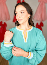 Load image into Gallery viewer, Retro Color Block Fleece Top - Sheality