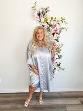 Load image into Gallery viewer, Silver Fox Silk Dress - Sheality