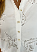 Load image into Gallery viewer, Starfish &amp; Seashell White Dress - Sheality