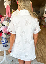 Load image into Gallery viewer, Starfish &amp; Seashell White Dress - Sheality