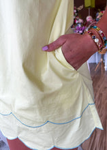 Load image into Gallery viewer, Sweet Scallop Dress - Yellow - Sheality