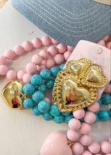 Load image into Gallery viewer, The Holly Hearts Earring - Gold - Sheality