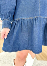 Load image into Gallery viewer, Western Chic Denim Dress - Sheality