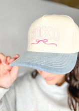 Load image into Gallery viewer, XOXO Trucker Hat - Denim - Sheality