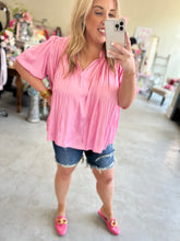 Load image into Gallery viewer, Distressed Cuffed Denim Shorts