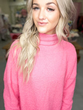 Load image into Gallery viewer, Mara Sunkissed Rose Sweater Dress
