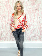 Load image into Gallery viewer, Champagne Forever Floral Top