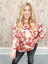 Load image into Gallery viewer, Champagne Forever Floral Top
