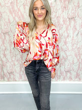 Load image into Gallery viewer, Champagne Forever Floral Top