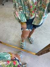 Load image into Gallery viewer, High Rise Distressed Denim Shorts