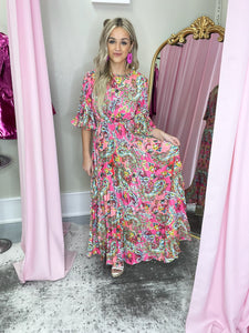 Pretty In Print Maxi Dress