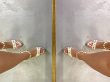 Load image into Gallery viewer, Jemma White Stud Wedge