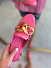 Load image into Gallery viewer, Alexis Bright Pink Mule