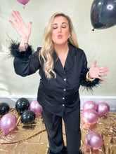 Load image into Gallery viewer, Danica Feathers Pajama Pant Set