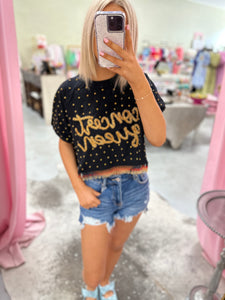 High Rise Distressed Denim Shorts