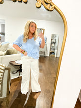 Load image into Gallery viewer, White High Rise Wide Leg Jeans